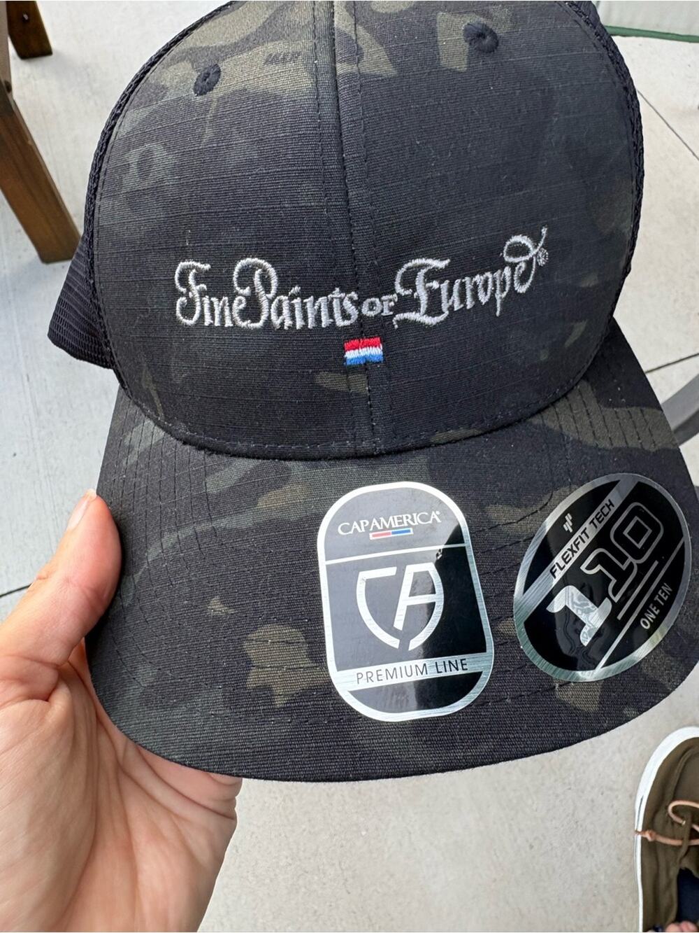 Adult Fine Paints of Europe Camo Trucker Cap